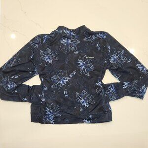 Columbia Sz XL Women's Weekend Adventure Pullover Omni Shade Omni Wick Navy Gorp